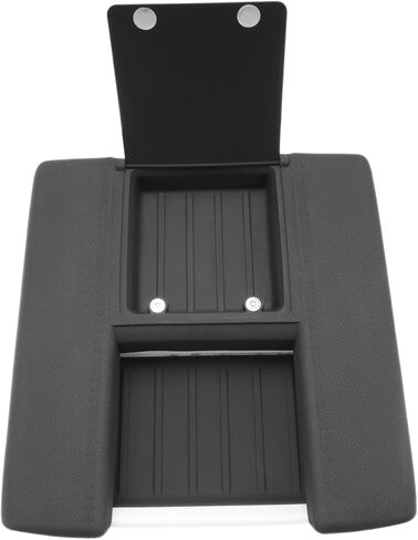 LFOTPP 2-in-1 for 2022-2026 Toyota Tundra (SR/SR5/Limited) Center Console Armrest Cover& Armrest Hidden Privacy Tray - [OEM Style& Friendly Liquid Silicone Rubber] -Silicone Thin Black in Kuwait