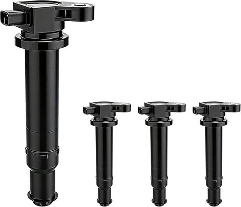 UF499 Ignition Coil Pack of 4 for Hyundai Accent, Elantra, Kia Rio, Spectra, Dodge Attitude 1.6L L4, Replaces OEM 27301-26640 in Kuwait