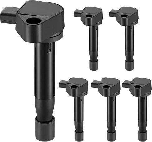 6Pcs UF569 Ignition Coil Fit for Buick Enclave Cadillac SRX STS ATS CTS Chevy Malibu Impala Traverse Pontiac Saab Saturn Camaro Outlook Suzuki GN10494 D515C UF569 C1555 in Kuwait