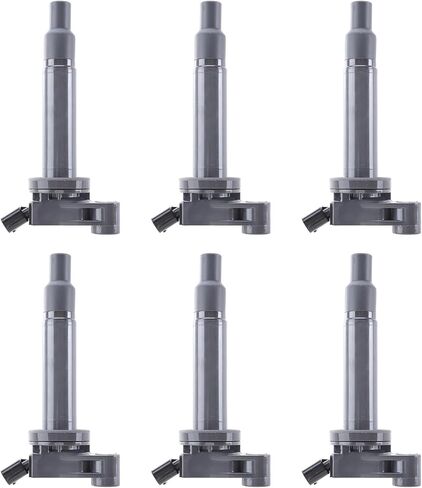6Pcs UF569 Ignition Coil Fit for Buick Enclave Cadillac SRX STS ATS CTS Chevy Malibu Impala Traverse Pontiac Saab Saturn Camaro Outlook Suzuki GN10494 D515C UF569 C1555 in Kuwait