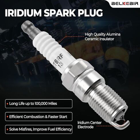 Set of 4 Ignition Coil Packs & Iridium Spark Plugs Compatible with 2.0L 2.5L 2009-2020 Ford Escape Fusion C-Max Transit, Lincoln MKZ, 2009-2011 Mazda Tribute, Mercury Mariner Milan Replace FD505 UF621 in Kuwait