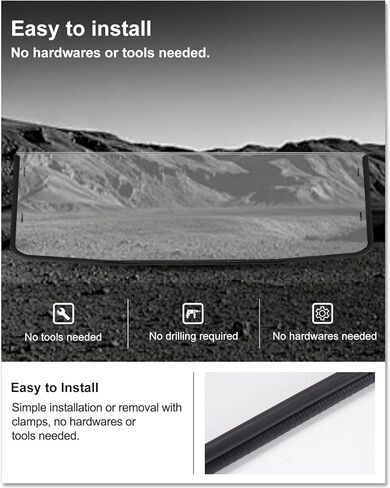 KIWI MASTER Half Windshield for 2023-2026 CFMOTO ZForce 950 Sport/800 Trail Accessories, Hard Coat Poly Front Window, Heavy Duty Polycarbonate, Scratch Resistant in Kuwait