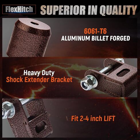 3" Front Leveling Lift Kits for 2005-2020 F250 F350 Super Duty 4WD, Suspension Lift Kit with Shock Extender Bracket in Saudi Arabia
