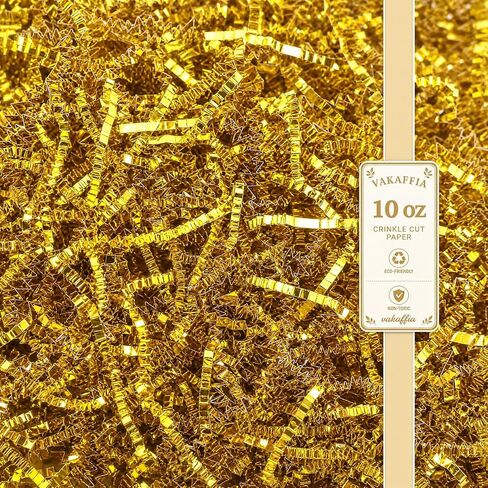 VAKAFFIA 1.2LB قطع مجعدة من حشو الورق لسلال الهدايا، قصاصات ورق ممزقة حشو سلة العشب للحقيبة، صندوق اقتراح وصيفة العروس، التعبئة، هدايا الحفلات، ديكور الحرف الكاكي in Kuwait