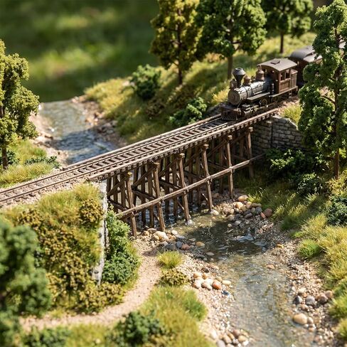 56Pcs Miniature Green Bushy Tufts, Static Grass Tuft Model, Lowland Shrubs Tuft, Terrain Model Kit for Train Landscape Railroad Scenery Models Gaming, Diorama Supplies, Scene Accessories in Saudi Arabia