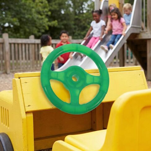 Garneck Kids Steering Wheel Toy: 6.48 Inch Plastic Replacement Steering Wheel for Toy Cars Stroller Bumper Car Playground Playset Toddler Interactive Driving Accessory in Kuwait
