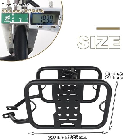 Side Pannier Racks Compatible with DR650 1996-2025 DR 650 Saddlebag Support Bracket Racks Motorcycle Side Carrier Luggage Rack in Kuwait
