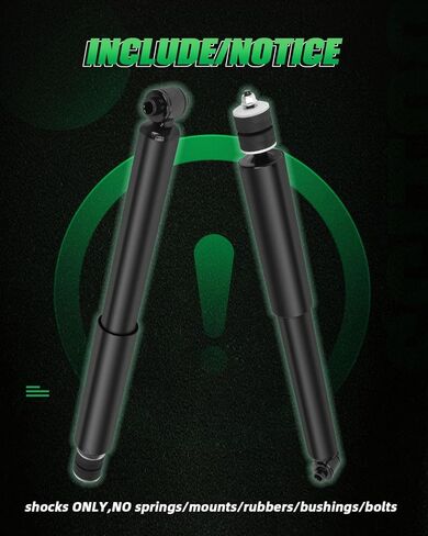 SCITOO Rear Shocks Set of 2 for M-ustang, Shocks Absorbers and Struts Fits 2005 2006 2007 2008 2009 2010 2011 2012 2013 2014 for Ford M-ustang Amortiguadores in Kuwait