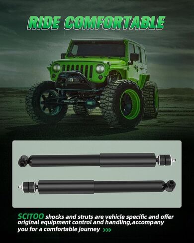 SCITOO Rear Shocks Set of 2 for M-ustang, Shocks Absorbers and Struts Fits 2005 2006 2007 2008 2009 2010 2011 2012 2013 2014 for Ford M-ustang Amortiguadores in Kuwait