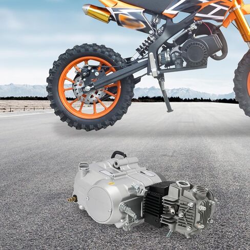 مجموعة محرك محرك 4 أشواط، 140CC اسطوانة واحدة محرك سباق أفقي محرك الدراجة الترابية محرك سباق السيارات مع قابض يدوي 4 سرعات وإشعال CDI لـ CRF50 CRF70 XR50 XR70 Z50 Z50R CT70 in Kuwait