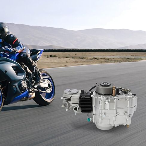مجموعة محرك محرك 4 أشواط، 140CC اسطوانة واحدة محرك سباق أفقي محرك الدراجة الترابية محرك سباق السيارات مع قابض يدوي 4 سرعات وإشعال CDI لـ CRF50 CRF70 XR50 XR70 Z50 Z50R CT70 in Kuwait
