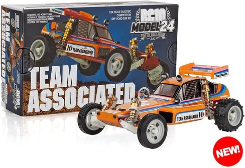 Team Associated 20200 RC10 Model 24 Classic Kit 1/24 Scale Electric Off-Road Buggy with Independent Suspension and Aluminum Chassis in Kuwait