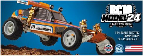 Team Associated 20200 RC10 Model 24 Classic Kit 1/24 Scale Electric Off-Road Buggy with Independent Suspension and Aluminum Chassis in Kuwait