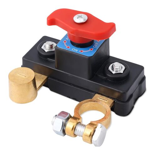 Car Battery Cut Off Switch, Pure Copper High Conductivity Battery Disconnect Switch Stable Transmission 12V-24V Power Shut Off for Car Truck Boat RV in Kuwait