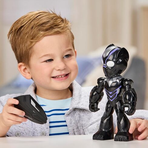 Marvel Iron Man and His Awesome Friends Supersized Black Panther Action Figure, 9-Inch (22.8 CM) Super Hero Toys for Kids, Ages 3+ in Kuwait
