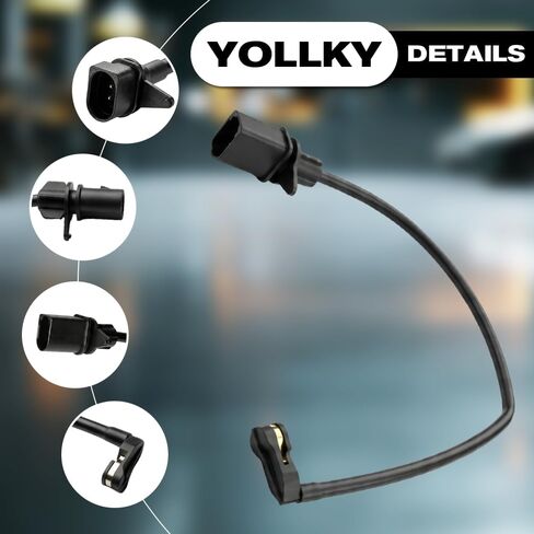 Front Brake Pad Wear Sensor for Audi A4 2009-2015, A5 2010-2014, A6 2012-2014, Audi S4 2010-2015 | Brake Pad Wear Indicators Replaces OE# 8T0907637 | 2-Pack in Kuwait