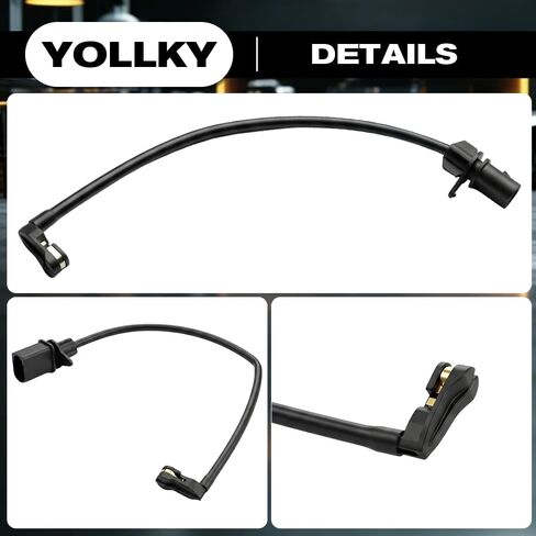 Front Brake Pad Wear Sensor for Audi A4 2009-2015, A5 2010-2014, A6 2012-2014, Audi S4 2010-2015 | Brake Pad Wear Indicators Replaces OE# 8T0907637 | 2-Pack in Kuwait