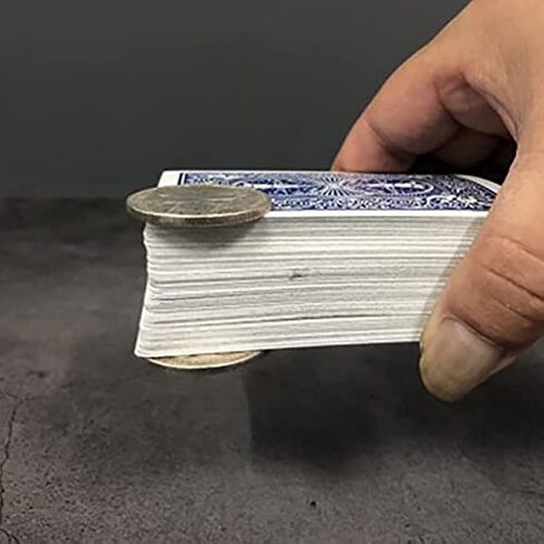 ZQION Magnetic Walking Liberty Half Dollar (Super Strong, Brass) Magic Tricks Coin Magic Close Up Illusions Magic Accessories Props in Saudi Arabia