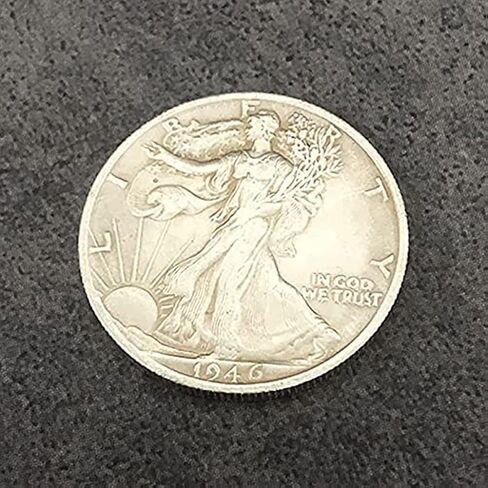 ZQION Magnetic Walking Liberty Half Dollar (Super Strong, Brass) Magic Tricks Coin Magic Close Up Illusions Magic Accessories Props in Saudi Arabia