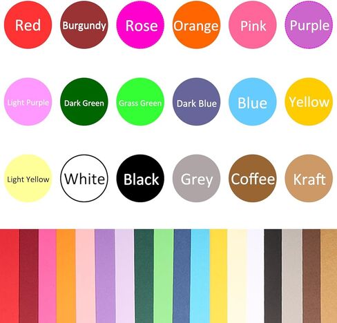 50 Sheets A3 Colored Cardstock 300 GSM/110 LB Thick Construction Paper 11.69" x 16.54" Color Paper for Card Making & Arts Crafts in Saudi Arabia