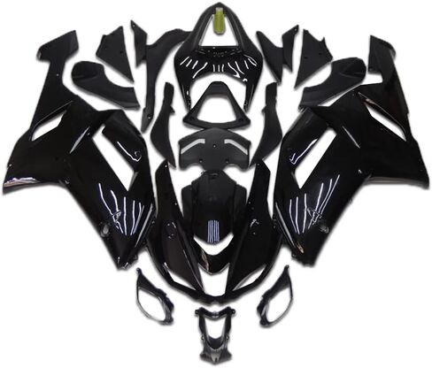 الأسهم الأمريكية NT هدية لامعة سوداء حقن هدية تناسب كاواساكي نينجا 2007 2008 ZX6R 636 ZX-6R مجموعة جديدة مطلية ABS البلاستيك هيكل الدراجة النارية ما بعد البيع 07 08 in Kuwait