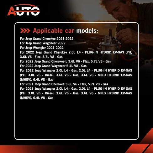 4 حزمة 68339096AB TPMS استبدال مستشعر ضغط الإطارات لسيارة جيب رانجلر واجونير جلاديتور 2023 in Kuwait