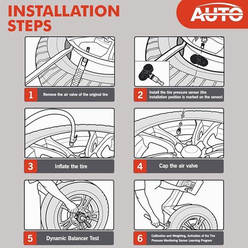 4 حزمة 68339096AB TPMS استبدال مستشعر ضغط الإطارات لسيارة جيب رانجلر واجونير جلاديتور 2023 in Kuwait