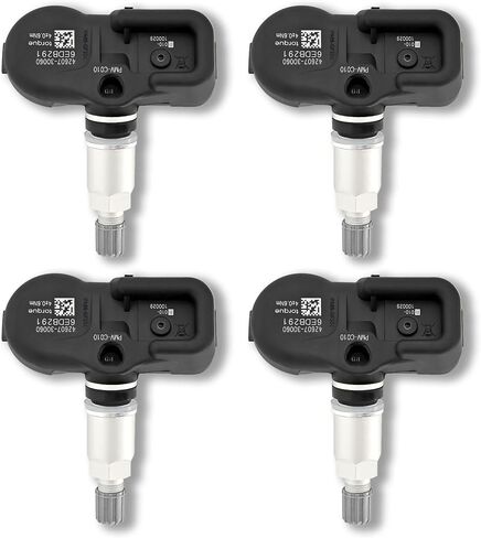مجموعة من 4 عبوات، مستشعر TPMS 315 ميجا هرتز PMV-C010 نظام مراقبة ضغط الإطارات متوافق مع Toyota Lexus Scion، بديل لـ RAV4 Camry Corolla Yaris Prius يستبدل 42607-06020 4260706060 in Kuwait
