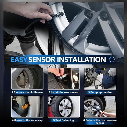 مجموعة من 4 عبوات، مستشعر TPMS 315 ميجا هرتز PMV-C010 نظام مراقبة ضغط الإطارات متوافق مع Toyota Lexus Scion، بديل لـ RAV4 Camry Corolla Yaris Prius يستبدل 42607-06020 4260706060 in Kuwait
