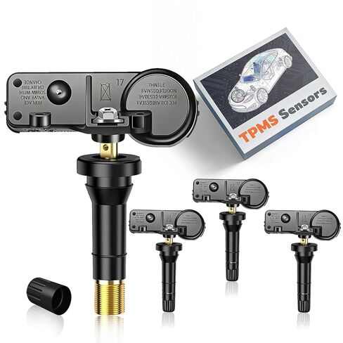 TPMS 315MHz Pre-Programmed,New Upgraded TPMS Sensor Compatible with➥GMC Sierra(2007-2019)|Sierra 1500(2007-2018)|Acadia(2006-2016)/➥Buick Enclave(2007-2017)/OE#13598771,13586335/(Set of 4) in Saudi Arabia