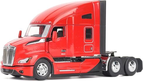 جرار ترادفي بمقياس 1:50 من Kenworth T680 مقاس 76 بوصة ذو سقف مرتفع (إصدار أحمر أفعواني) - سلسلة النقل | نموذج دييكاست بمقياس 1:50 قابل للجمع 71132 in Saudi Arabia