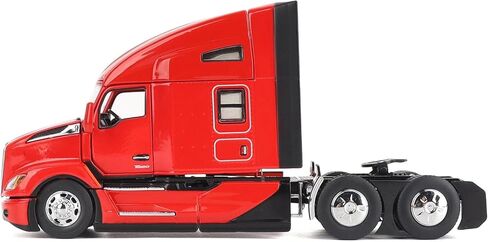 جرار ترادفي بمقياس 1:50 من Kenworth T680 مقاس 76 بوصة ذو سقف مرتفع (إصدار أحمر أفعواني) - سلسلة النقل | نموذج دييكاست بمقياس 1:50 قابل للجمع 71132 in Saudi Arabia