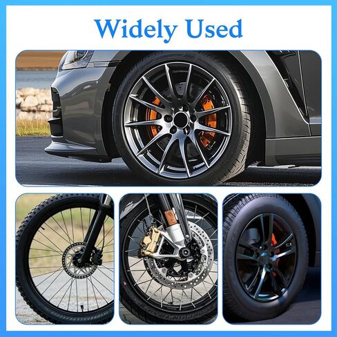 30 PCS Air Caps Cover, Tire Valve Stem Caps Metal Valve Stems Cap Universal Dustproof Stem Covers with Sealing Ring Black Anodized Aluminum for Cars, Trucks, Suvs, Motorcycles and Bikes in Kuwait