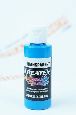 Createx 5105 Transparent Caribbean Blue 2oz. Paint. by SprayGunner in Saudi Arabia