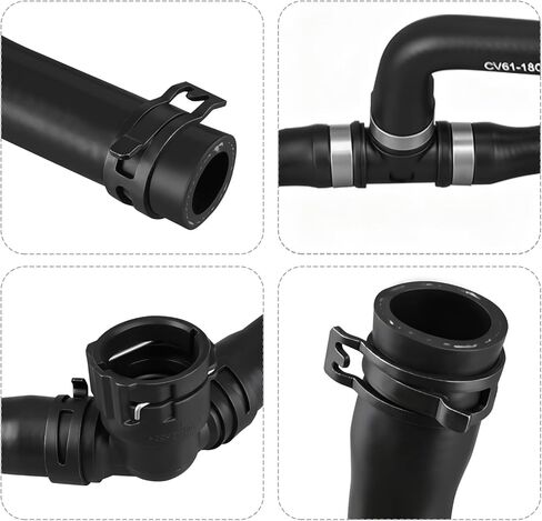 COOL STAR CV6Z8075U Engine Coolant Radiator Hose Compatible with Ford Escape 2013-2014 1.6L L4 Gas Replace CV6Z-8075-U KM5181 in Kuwait