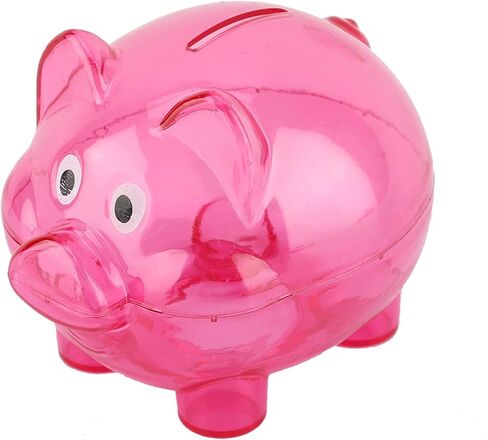 Piggy Bank, Resin Money Bank, Children's Toy Gift Savings Jar, Bank for Girls and Boys, Practical Gifts for Birthday, Christmas, Babys Shower(Rose Pink) in Kuwait