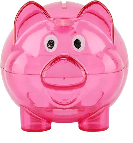 Piggy Bank, Resin Money Bank, Children's Toy Gift Savings Jar, Bank for Girls and Boys, Practical Gifts for Birthday, Christmas, Babys Shower(Rose Pink) in Kuwait