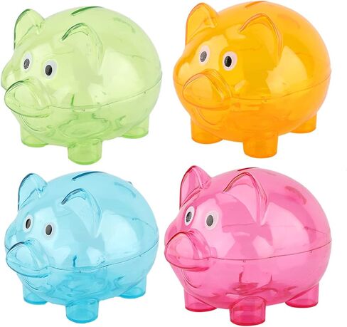 Piggy Bank, Resin Money Bank, Children's Toy Gift Savings Jar, Bank for Girls and Boys, Practical Gifts for Birthday, Christmas, Babys Shower(Rose Pink) in Kuwait