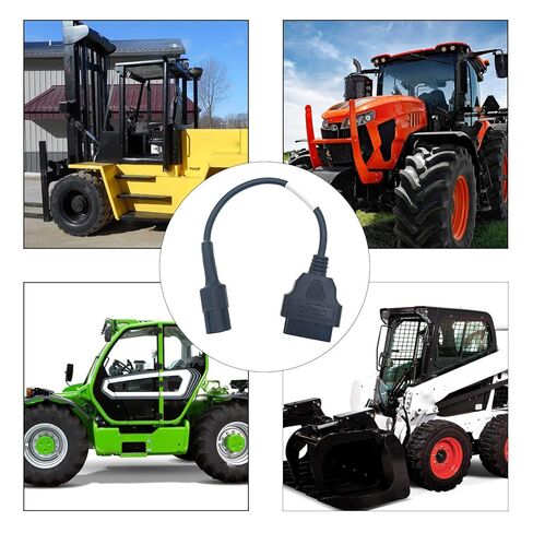 كابل محول obd2 3824-26، مناسب لمركبات KUBOTA 4 Pin obd2 16pin إلى obd1 4pin obdii موصل تشخيص السيارة متوافق مع الماسح الضوئي التشخيصي obd ii، استبدل 3824-26 382426 in Kuwait