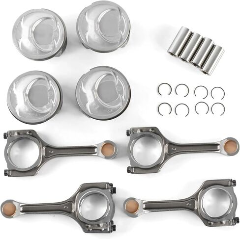 Engine Connecting Rods Pistons Rings Set 23040-2G500 23410-2G500 Compatible For KIA Optima Sorento Compatible For HYUNDAI Sonata 2.4L 2359CC L4 DOHC in Saudi Arabia