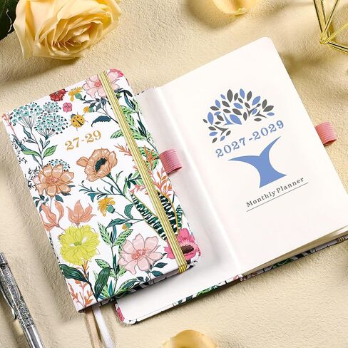 2025 Planner – Weekly ＆ Monthly Planner 2025, Jan. 2025 – Dec. 2025, 6.4" x 8.5" with Tabs, Flexible Hardcover, Thick Paper, Strong Twin-Wire Binding, Back Pocket, Inspirational Quotes ＆ Notes in Saudi Arabia