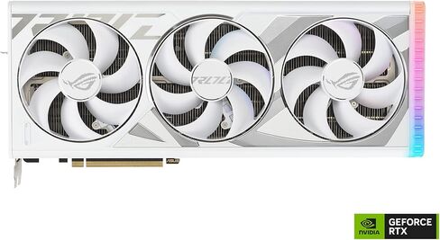بطاقة رسومات الألعاب ASUS ROG Strix GeForce RTX™ 4090 White OC Edition (PCIe 4.0، 24GB GDDR6X، HDMI 2.1a، DisplayPort 1.4a) (متجددة) in Saudi Arabia