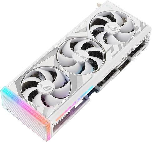 بطاقة رسومات الألعاب ASUS ROG Strix GeForce RTX™ 4090 White OC Edition (PCIe 4.0، 24GB GDDR6X، HDMI 2.1a، DisplayPort 1.4a) (متجددة) in Saudi Arabia
