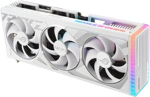 بطاقة رسومات الألعاب ASUS ROG Strix GeForce RTX™ 4090 White OC Edition (PCIe 4.0، 24GB GDDR6X، HDMI 2.1a، DisplayPort 1.4a) (متجددة) in Saudi Arabia