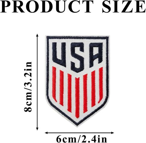 2 قطعة 2026 كأس العالم لكرة القدم الأمريكية التصحيح المطرزة درع خياطة على، شعار الفريق زين للقبعات الفانيلة، هدية مروحة كرة القدم DIY، زخارف تذكارات روح الفريق in Kuwait