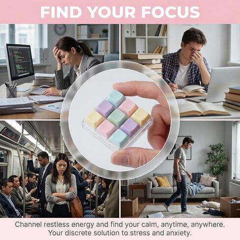 5 Pack Keyboard Fidget Toy Keychain – Real Clicking Sound Stress Relief Toy for Adults, Portable Anxiety Relief with Keychain Lanyard, Focus Tool for Work & Study (Multicolor) in Saudi Arabia