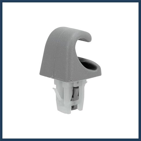 2pcs Gray Car Plastic Sun Visor Hook Clip Bracket Retainer 74348-33040 for Toyota 4Runner Corolla Matrix RAV4 Land Cruiser Venza Yaris Stylish Design in Kuwait