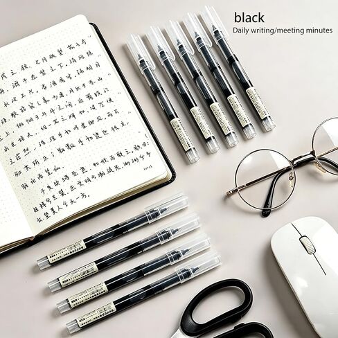 Gel Pens, 0.5mm Ink Pens Smooth Writing Pens, Quick Dry Ink Pens, Set of 10 (Red 10PCS) in Saudi Arabia