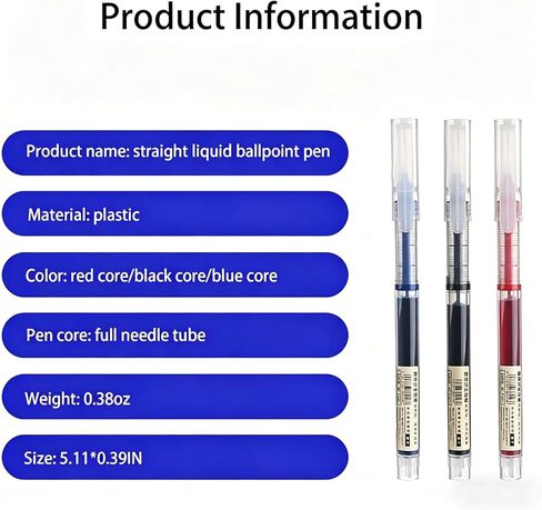 Gel Pens, 0.5mm Ink Pens Smooth Writing Pens, Quick Dry Ink Pens, Set of 10 (Red 10PCS) in Saudi Arabia