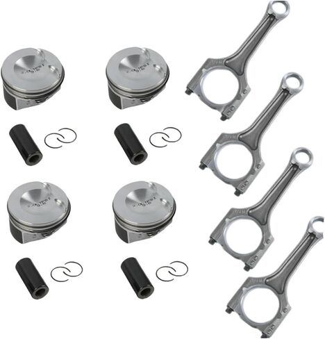 EA888 Connecting Rods & Pistons & Rings Set STD Compatible For Audi A3 A4 A6 Q3 TT VW Jetta 2.0T Φ23mm Part# 06H107065DM 06H107065DD in Saudi Arabia